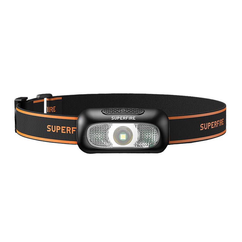 Hodelykt SUPERFIRE-HL05-D; LED; 110 lm; 1x0,5 Ah batt.