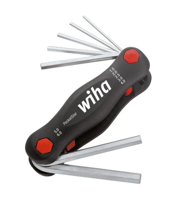 Unbrakonøkler Wiha WIH/351/PK7; 1,5-6 mm; 7 stk