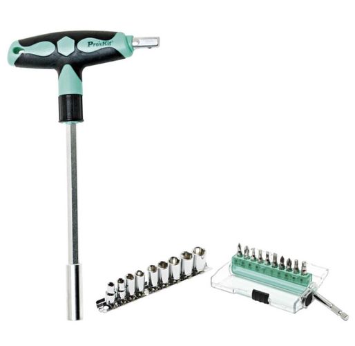 Skrutrekkersett Proskit SD-9701M; 21 stk