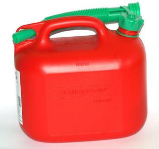 Drivstofftank  rød (5l)