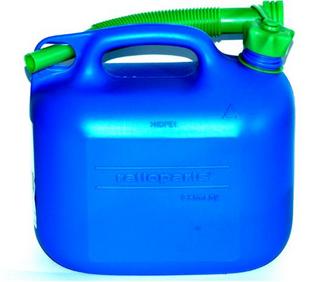 Drivstofftank  blå (5l)