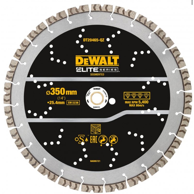 Diamantkappeskive DeWalt DT20465-QZ; 350x25,4 mm