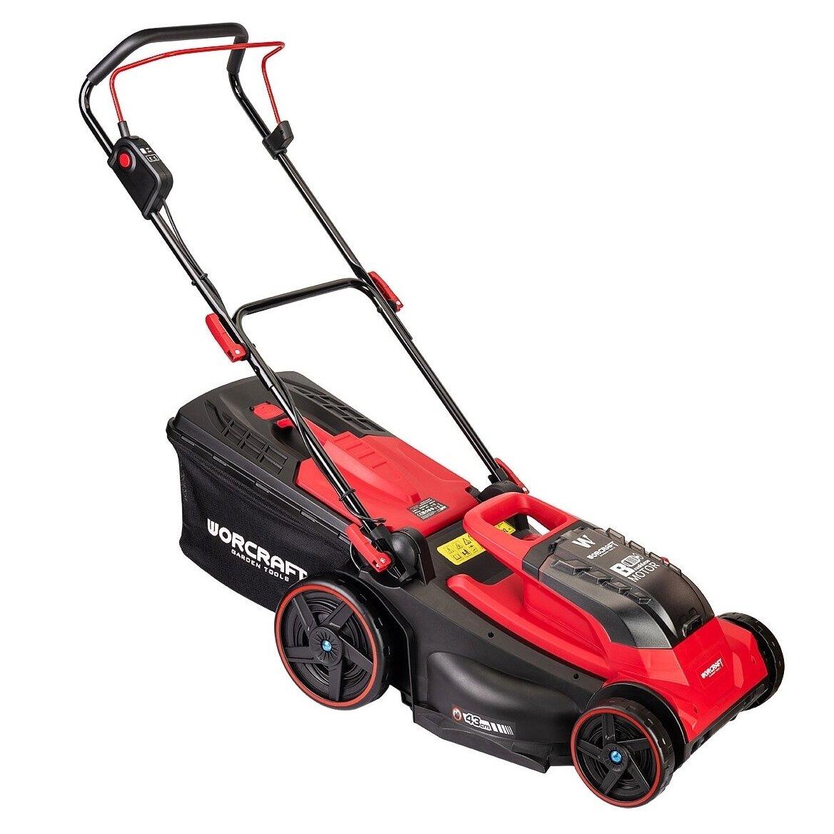 Gressklipper Worcraft CLMS40LiBL; 2x20 V; 2x4,0 Ah batt.