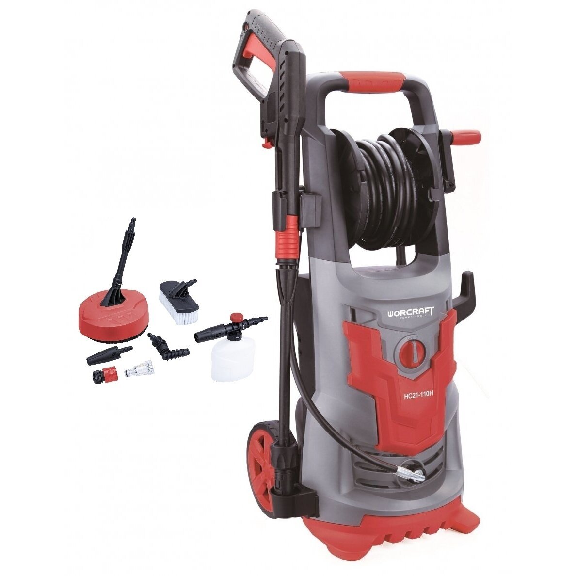 Høytrykksspyler Worcraft HC21110H; 2100 W