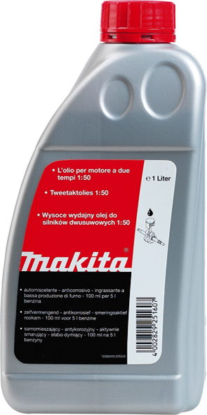 Olje til brenselsblanding for totaktsmotorer Makita; 1 l