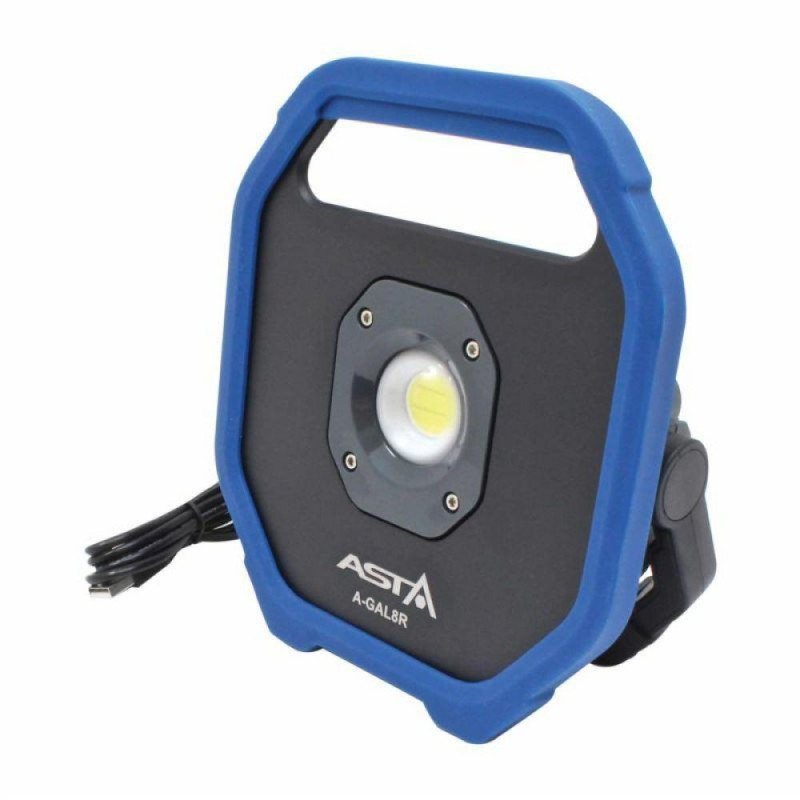 Batteridrevet arbeidslampe ASTA A-GAL8R; LED; 3,7 V; 2x4,4 Ah batt.