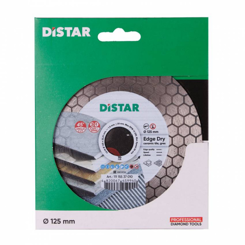 Diamantkappeskive DISTAR 11115537010; 125x22,23x1,6 mm