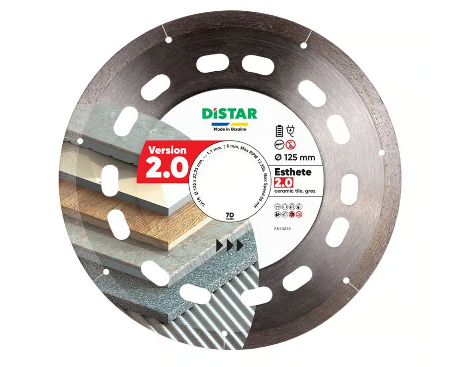 Diamantkappeskive DISTAR 10126024010; 125x22,23x1,1 mm