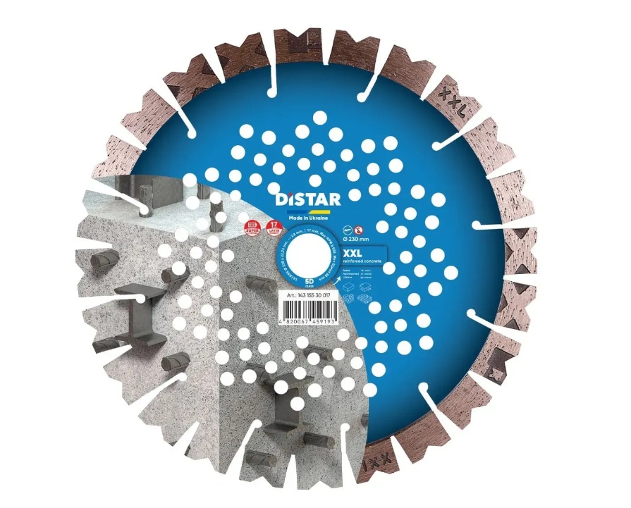 Diamantkappeskive DISTAR 14315530017; 230x22,23x2,8 mm