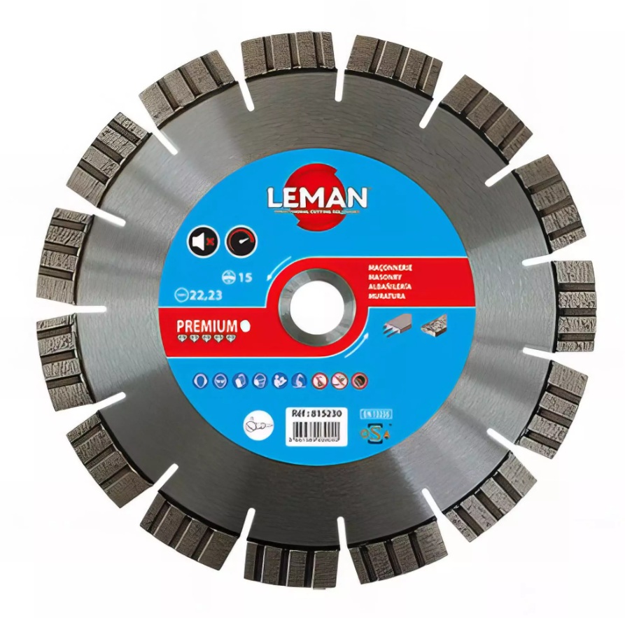 Diamantkappeskive LEMAN F815230; 230x22,23x2,6 mm