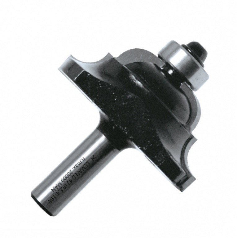 Kant- og hjørnefres LEMAN F4498-706-00; 43 mm; 8 mm