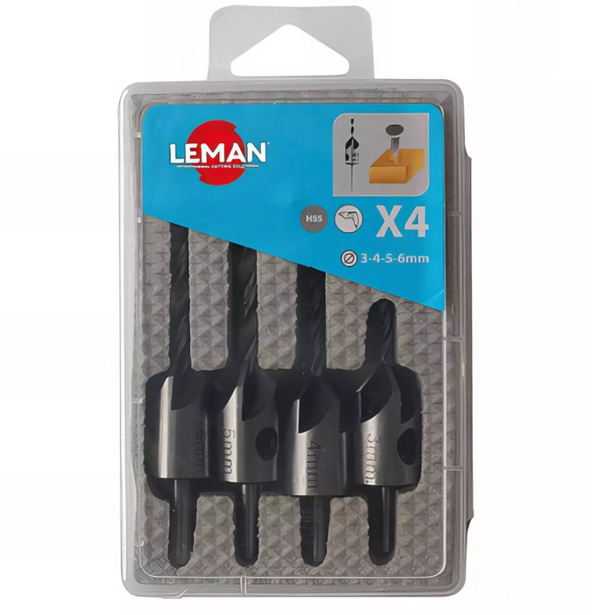 Borsett for tre LEMAN F203-500-04; 4 stk