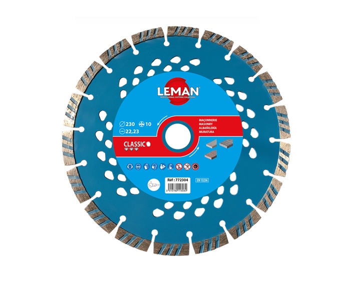 Diamantkappeskive LEMAN F771254; 125x22,23x2,8 mm
