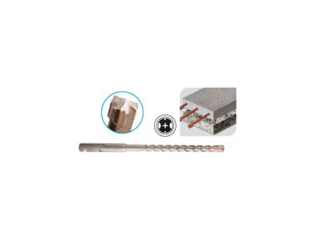 Bor for betong LEMAN 604-260-12; 12 mm; 260 mm