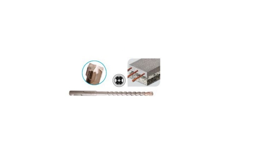 Bor for betong LEMAN 604-210-10; 10 mm; 210 mm