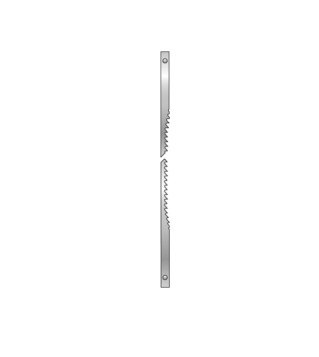 Hacksagblad LEMAN F2902.12; 127 mm