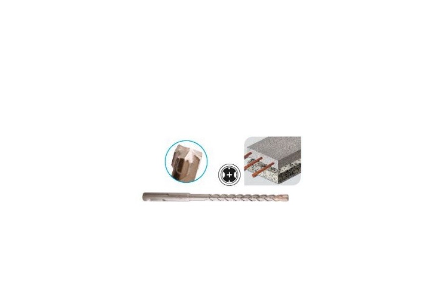 Bor for betong LEMAN 604-160-12; 12 mm; 160 mm
