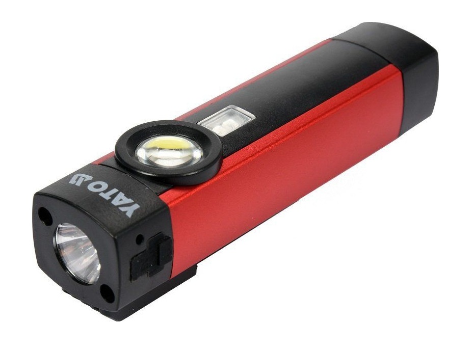 Lommelykt Yato YT-08580; 3,7 V; 300 lm; 1x2,0 Ah batt.
