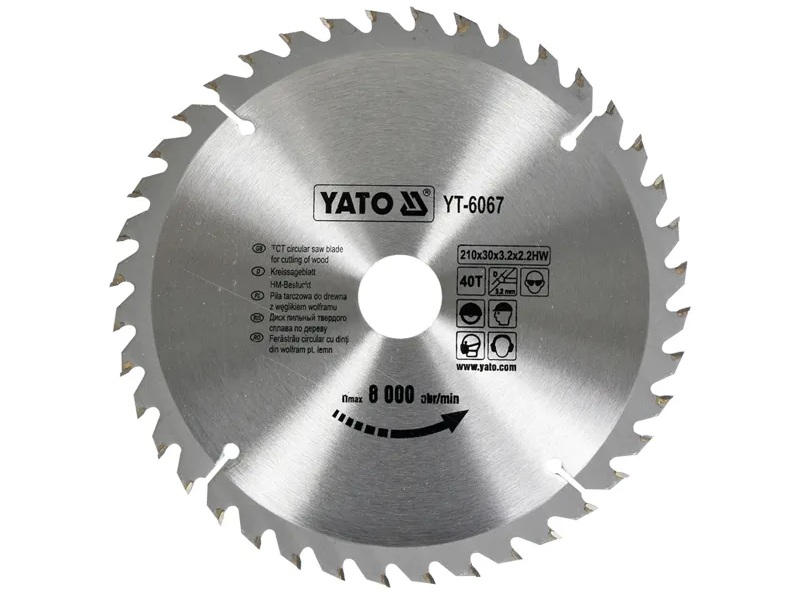 Sagblad for tre Yato YT-6075; 300x30x2,2 mm