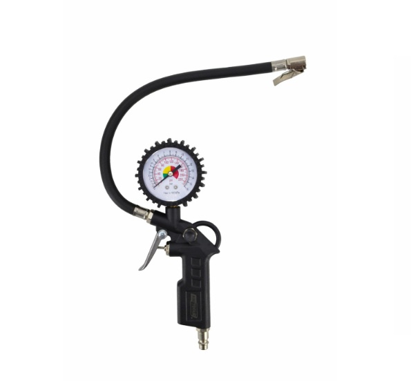 Dekk blåsepistol med manometer AWTools AW10031