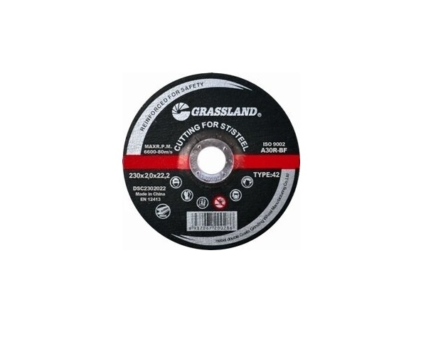Abrasiv kappeskive Grassland FSC2302022; 230x22,2x2 mm