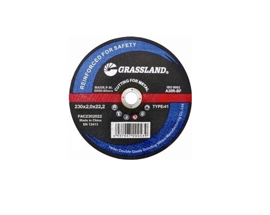 Abrasiv kappeskive Grassland FAC2302022; 230x22,2x2 mm