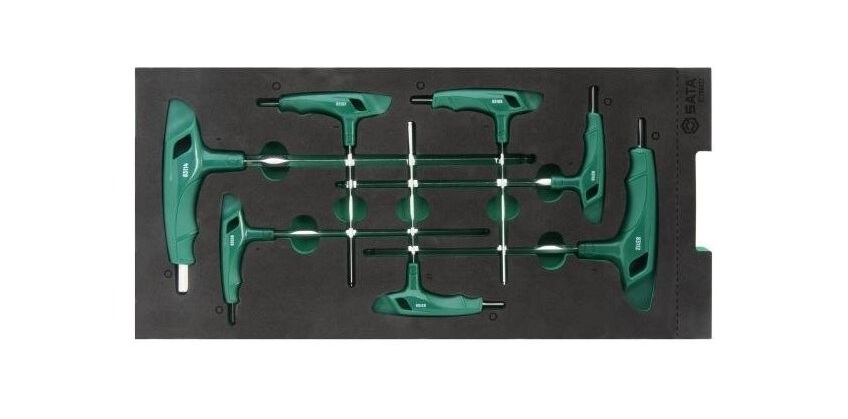 Unbrakonøkler Sata ST09922G; 2,0-8,0 mm; 7 stk