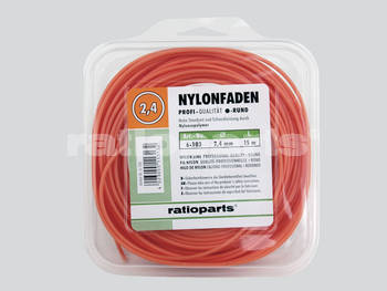 Trimmertråd Nylon line (2,4 mm/15 m) oransje