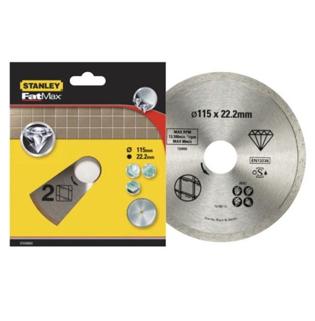 Diamantkappeskive Stanley STA38117-XJ; 230x22,2 mm