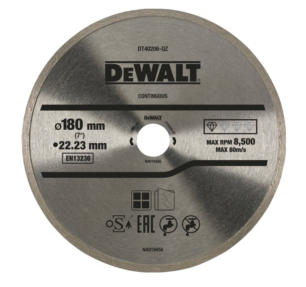 Diamantkappeskive DeWalt DT40206-QZ; 180x22,23 mm
