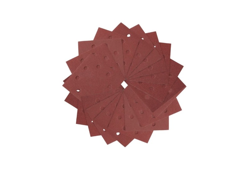 Sandpapir til planslipere DeWalt DT3033-QZ; 115x115 mm; K120; 25 stk