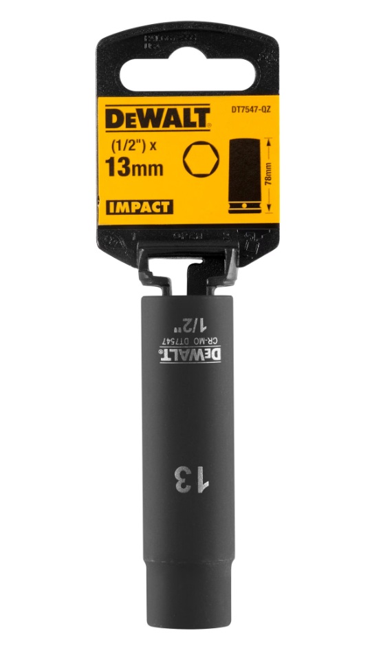 Kraftpipe DeWalt DT7547-QZ; 1/2''; 78 mm; 13 mm