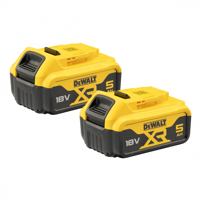 Tilbehørsett DeWalt DCB184P2-XJ; 18 V; 2x5,0 Ah batt.