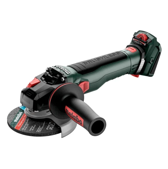 Vinkelsliper Metabo WVB 18 LT BL 11-125 Quick Inox; 18 V; 125 mm (uten batteri og lader)