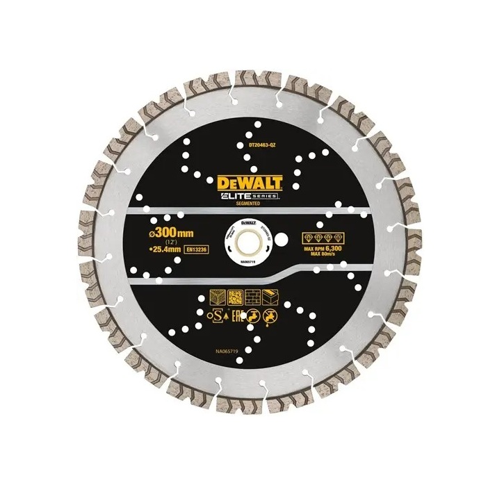 Diamantkappeskive DeWalt DT20463-QZ; 300x25,4x3,8 mm