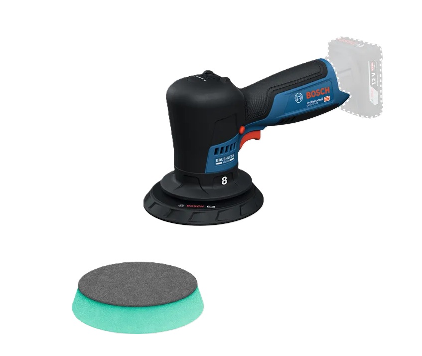 Polérmaskin Bosch PRO GPX 12V-125; 12 V; 125 mm (uten batteri og lader)