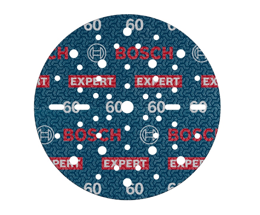 Sandpapir for eksenterslipere Bosch 2608902408; 125 mm; P60; 50 stk