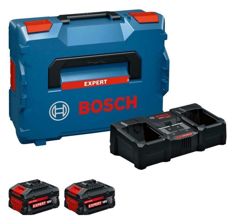 Tilbehørsett Bosch 1600A0373X; 18 V; 2x8,0 Ah; Li-ion