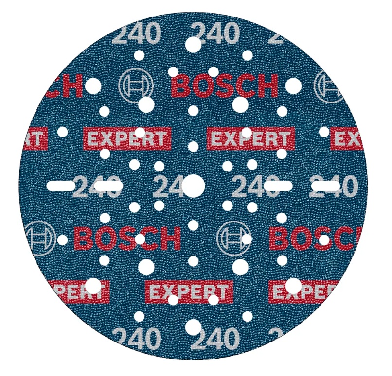 Sandpapir for eksenterslipere Bosch 2608902445; 150 mm; P240; 6 stk