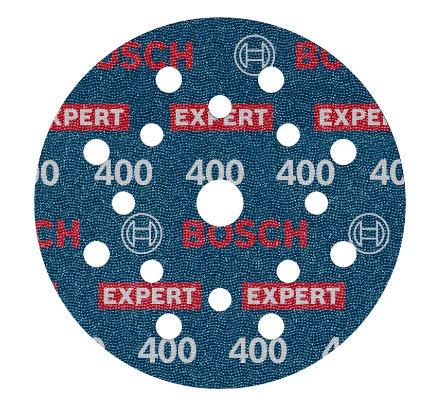 Sandpapir for eksenterslipere Bosch 2608902415; 125 mm; P400; 50 stk