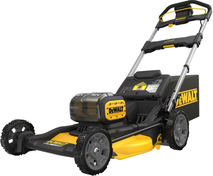 Gressklipper DeWalt DCMWP134W2; 2x18 V; 2x8,0 Ah batt.