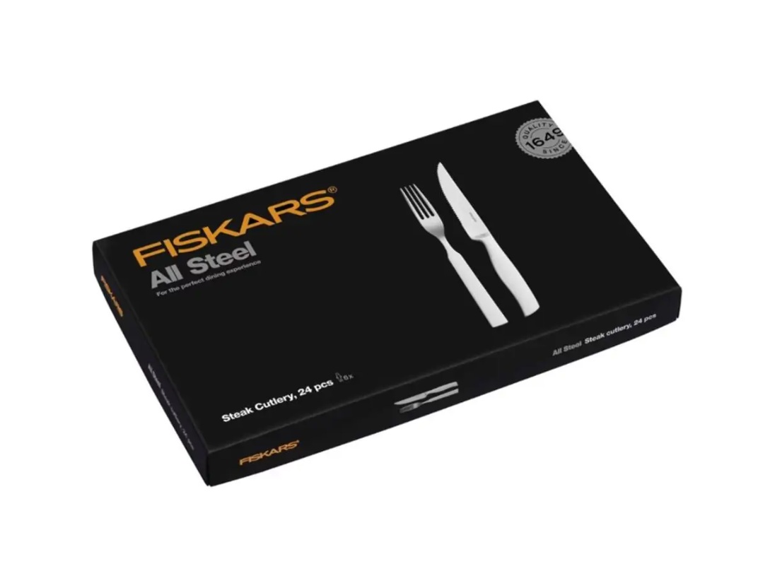 Bestikksett Fiskars 1071625; 24 stk