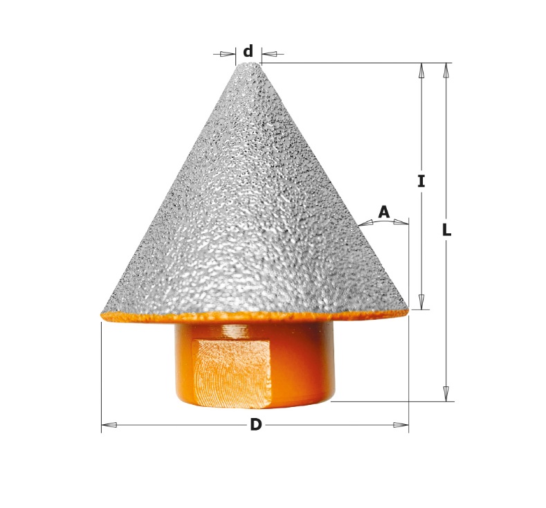 Diamantfres Cmt 552-570CS; M14; D=70 mm; I=50 mm