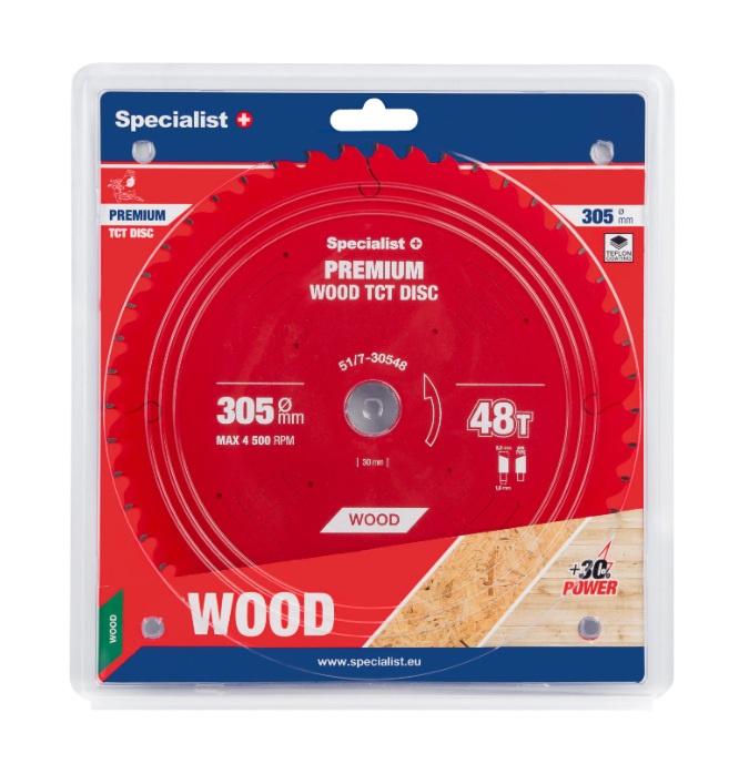 Kappeskive Specialist+ LMS3054830-T; 305x30x1,6 mm; Z48; 5°