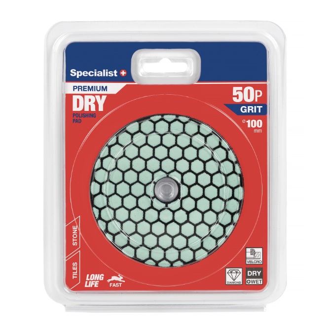 Diamantslipeplate Specialist+ 37-4050; 100 mm; P50