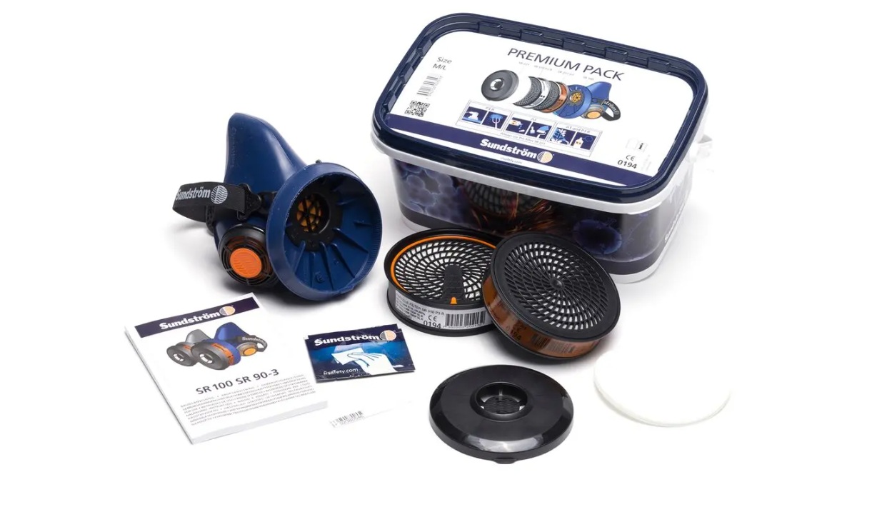 Munnbind Sundström Premium Pack SR 100 + tilbehør