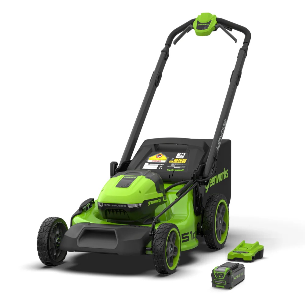 Gressklipper selvgående Greenworks LM5104SA2; 40 V; 51 cm; 1x5,0 Ah batt.