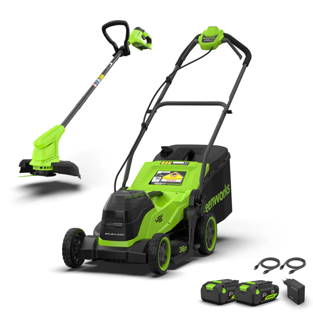 Verktøysett Greenworks MTCK24B421-01; 48 V; 2x4,0 Ah batt.