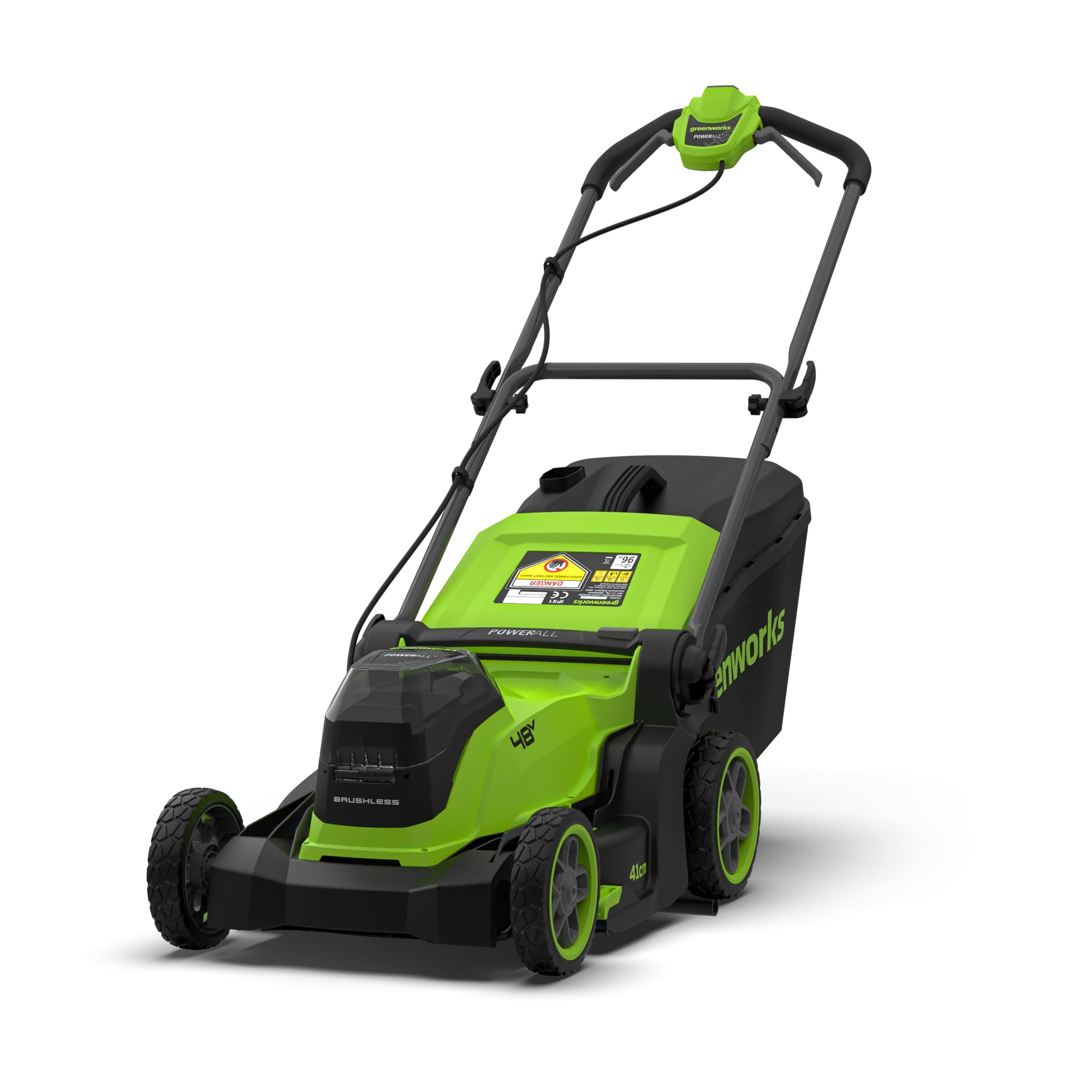 Gressklipper Greenworks LM4102A1; 48 V; 41 cm (uten batteri og lader)