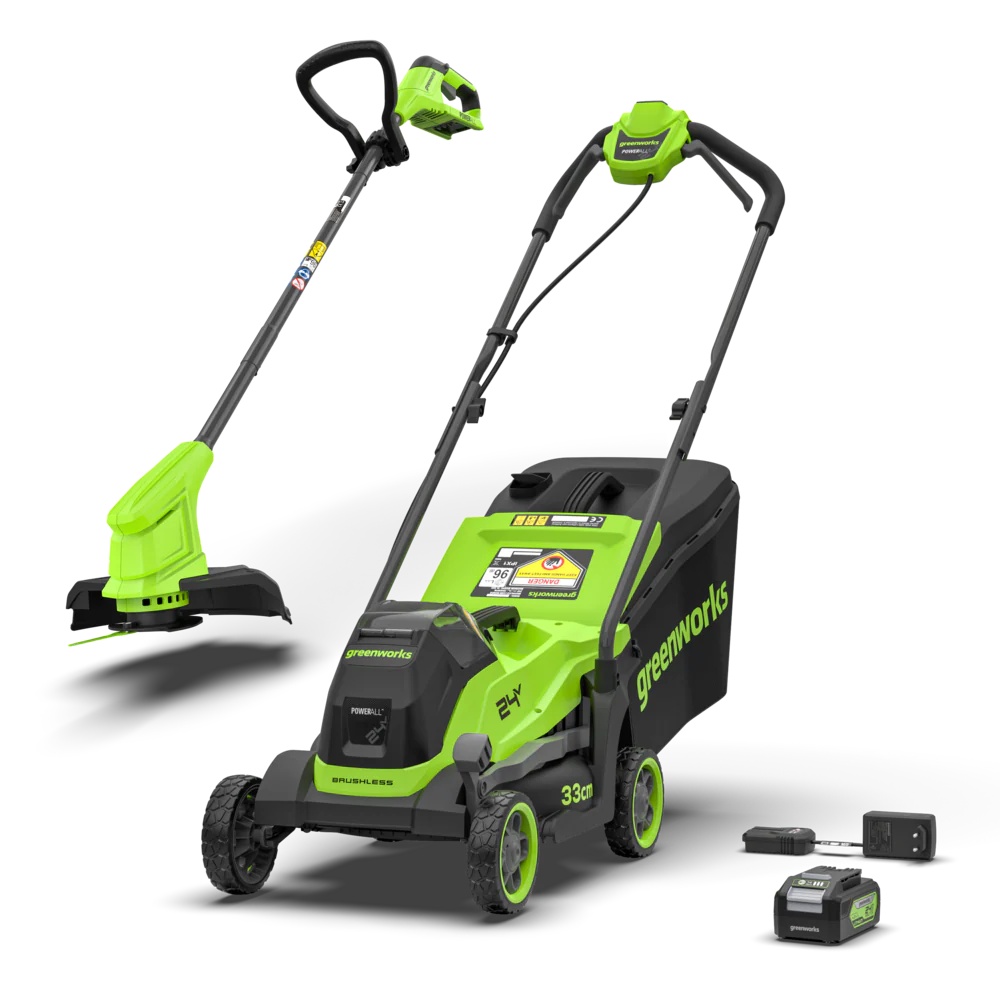 Verktøysett Greenworks MTCK24B410-01; 24 V; 1x4,0 Ah batt.